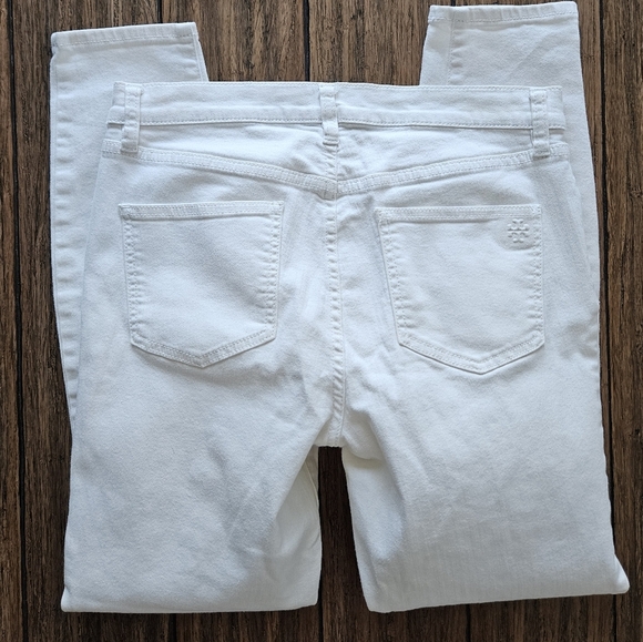 Tory Burch White skinny Jean Size 28 - Picture 5 of 6